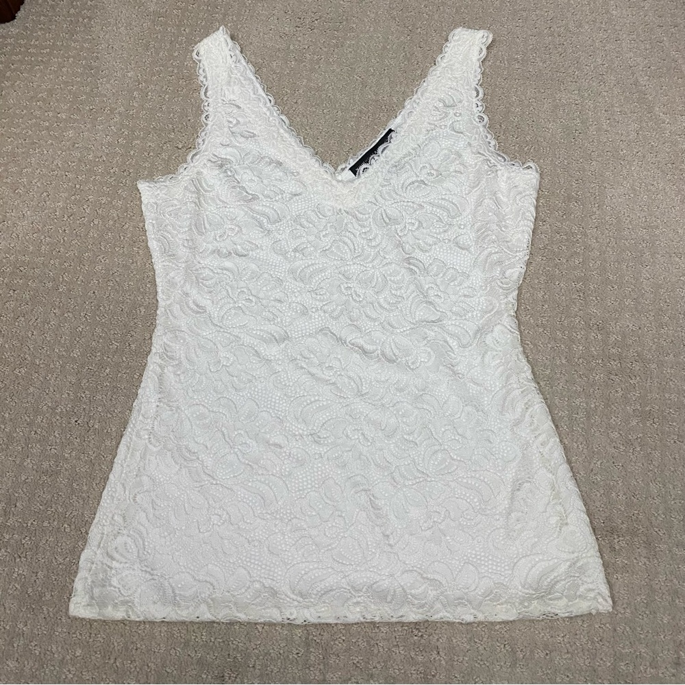 White lace top size XS